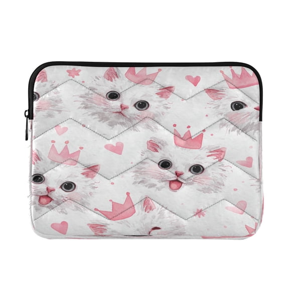 Laptop Bag Briefcases Computer Inner Bags Computer Bags Laptop Sleeves Work Travel School Bag13inch Cute Crown Cats