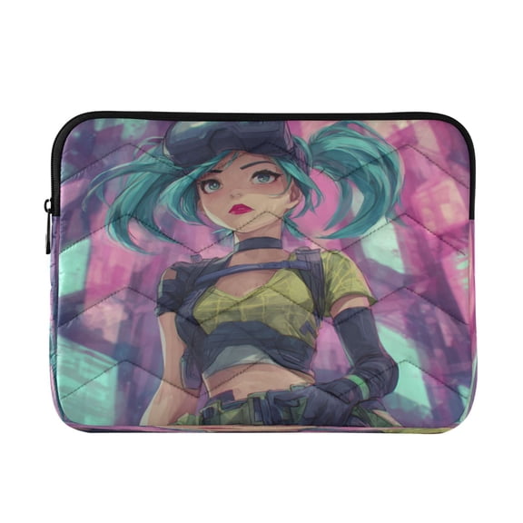 Laptop Bag Briefcases Computer Inner Bags Computer Bags Laptop Sleeves Work Travel School Bag13inch Cyberpunk Girl
