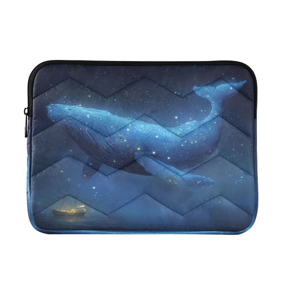 Laptop Bag Briefcases Computer Inner Bags Computer Bags Laptop Sleeves Work Travel School Bag13inch Flying Blue Whale