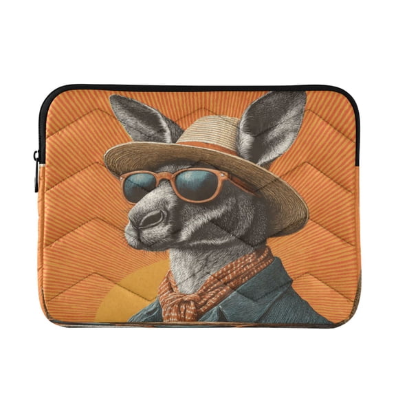 Laptop Bag Briefcases Computer Inner Bags Computer Bags Laptop Sleeves Work Travel School Bag13inch Kangaroo Wearing Sunglasses