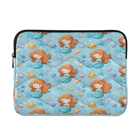 Laptop Bag Briefcases Computer Inner Bags Computer Bags Laptop Sleeves Work Travel School Bag13inch Little Mermaids and Seashells