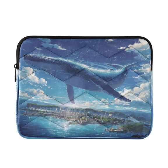 Laptop Bag Briefcases Computer Inner Bags Computer Bags Laptop Sleeves Work Travel School Bag13inch Magic Blue Whale