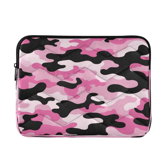 Laptop Bag Briefcases Computer Inner Bags Computer Bags Laptop Sleeves Work Travel School Bag13inch Pink and Black Camouflage Pattern