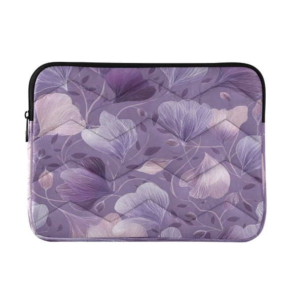 Laptop Bag Briefcases Computer Inner Bags Computer Bags Laptop Sleeves Work Travel School Bag13inch Ppurple Lace-like Flowers