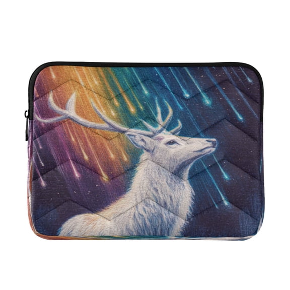 Laptop Bag Briefcases Computer Inner Bags Computer Bags Laptop Sleeves Work Travel School Bag13inch Rainbow Starry Sky Stag