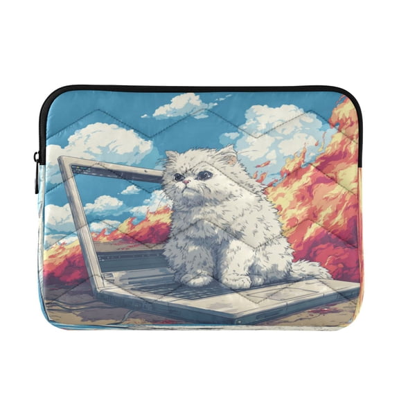 Laptop Bag Briefcases Computer Inner Bags Computer Bags Laptop Sleeves Work Travel School Bag13inch Super Angry Cat