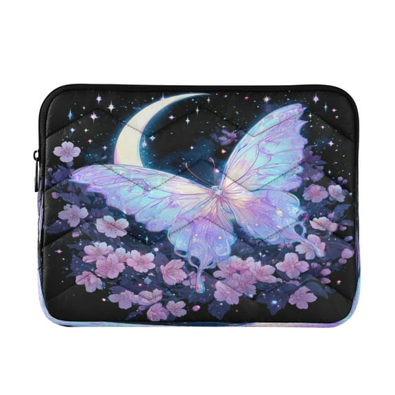 Laptop Bag Briefcases Computer Inner Bags Computer Bags Laptop Sleeves Work Travel School Bag13inch Transparent Beautiful Butterfly
