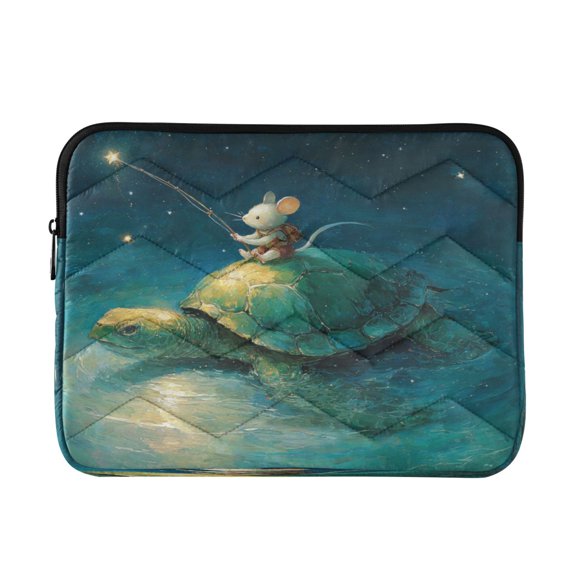 Laptop Bag Briefcases Computer Inner Bags Computer Bags Laptop Sleeves Work Travel School Bag13inch Turtle and Mouse