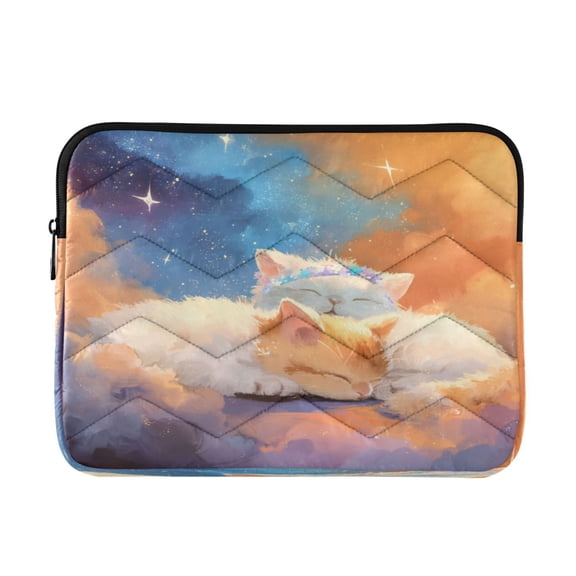 Laptop Bag Briefcases Computer Inner Bags Computer Bags Laptop Sleeves Work Travel School Bag13inch Two Lovely Cats