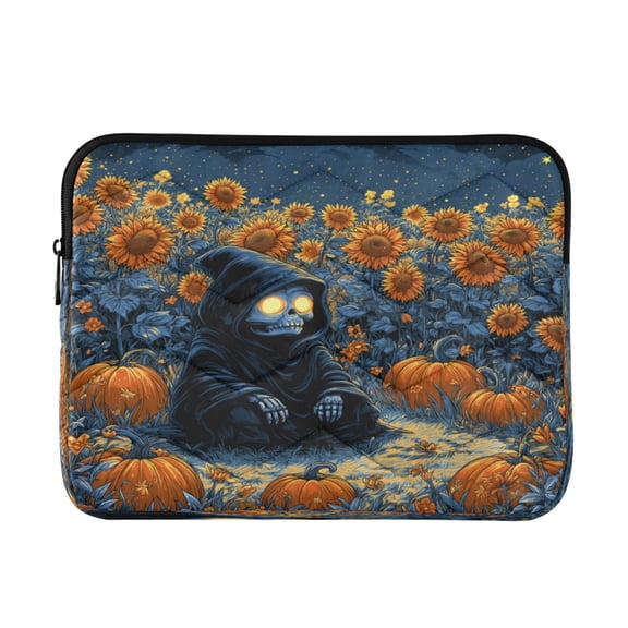 Laptop Bag Briefcases Computer Inner Bags Computer Bags Laptop Sleeves Work Travel School Bag16inch Black-robed Skeleton