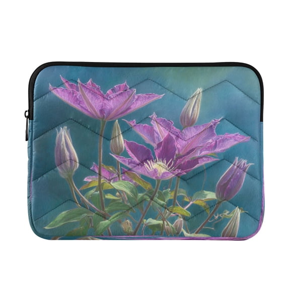 Laptop Bag Briefcases Computer Inner Bags Computer Bags Laptop Sleeves Work Travel School Bag16inch Clematis in Full Bloom
