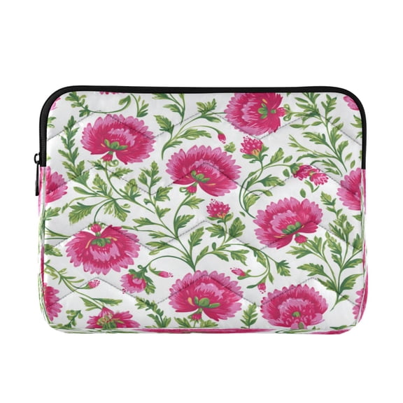 Laptop Bag Briefcases Computer Inner Bags Computer Bags Laptop Sleeves Work Travel School Bag16inch Lush Pink Peonies