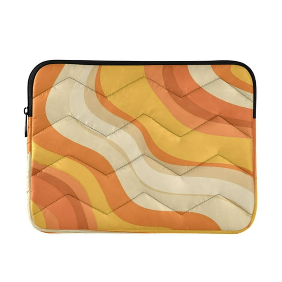 Laptop Bag Briefcases Computer Inner Bags Computer Bags Laptop Sleeves Work Travel School Bag16inch Orange Color Clash Pattern