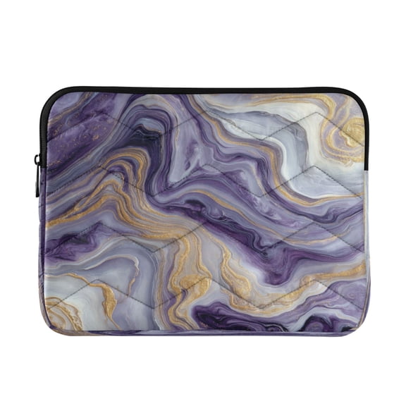 Laptop Bag Briefcases Computer Inner Bags Computer Bags Laptop Sleeves Work Travel School Bag16inch Purple Marble Pattern