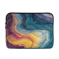 thumbnail image 1 of Laptop Bag Briefcases Computer Inner Bags Computer Bags Laptop Sleeves Work Travel School Bag16inch Rainbow-colored Sinuous Marble, 1 of 8