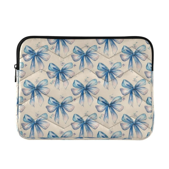 Laptop Bag Briefcases Computer Inner Bags Computer Bags Laptop Sleeves Work Travel School Bag16inch Watercolor Blue Bows