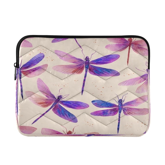Laptop Bag Inner Case 13.4x10.2In Laptop Case Is Suitable For 13-14In Laptop For Work Travel Outdoors Beautiful Purple Dragonfly