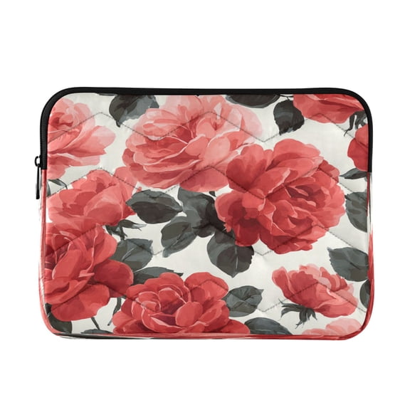 Laptop Bag Inner Case 13.4x10.2In Laptop Case Is Suitable For 13-14In Laptop For Work Travel Outdoors Beautiful Red Rose