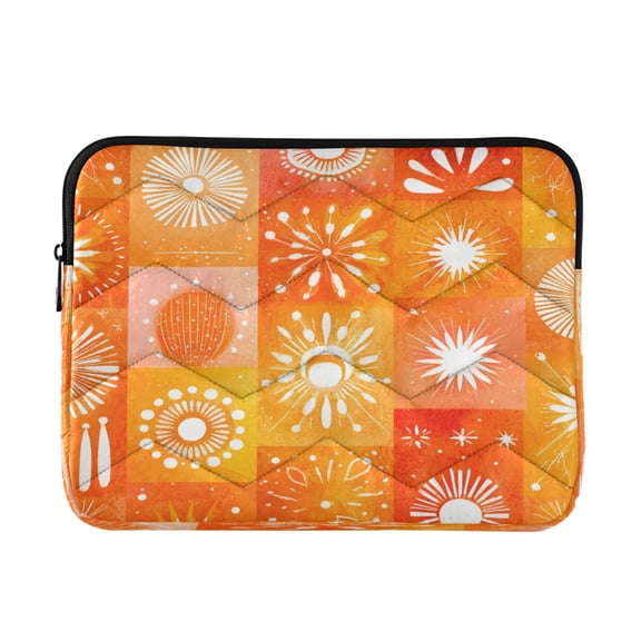 Laptop Bag Inner Case 13.4x10.2In Laptop Case Is Suitable For 13-14In Laptop For Work Travel Outdoors Beautiful Yellow Pattern