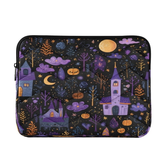 Laptop Bag Inner Case 13.4x10.2In Laptop Case Is Suitable For 13-14In Laptop For Work Travel Outdoors Halloween Castle Cartoon
