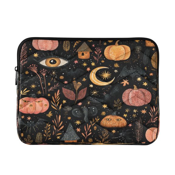 Laptop Bag Inner Case 13.4x10.2In Laptop Case Is Suitable For 13-14In Laptop For Work Travel Outdoors Halloween Pink Pumpkin
