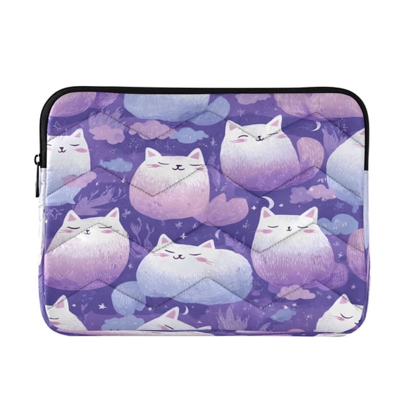 Laptop Bag Inner Case 13.4x10.2In Laptop Case Is Suitable For 13-14In Laptop For Work Travel Outdoors Purple Cat