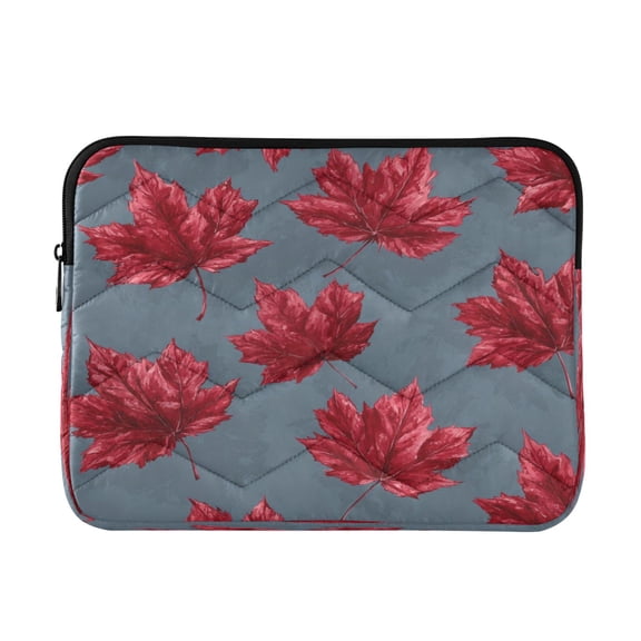 Laptop Bag Inner Case 13.4x10.2In Laptop Case Is Suitable For 13-14In Laptop For Work Travel Outdoors Red Maple Leaf Cute