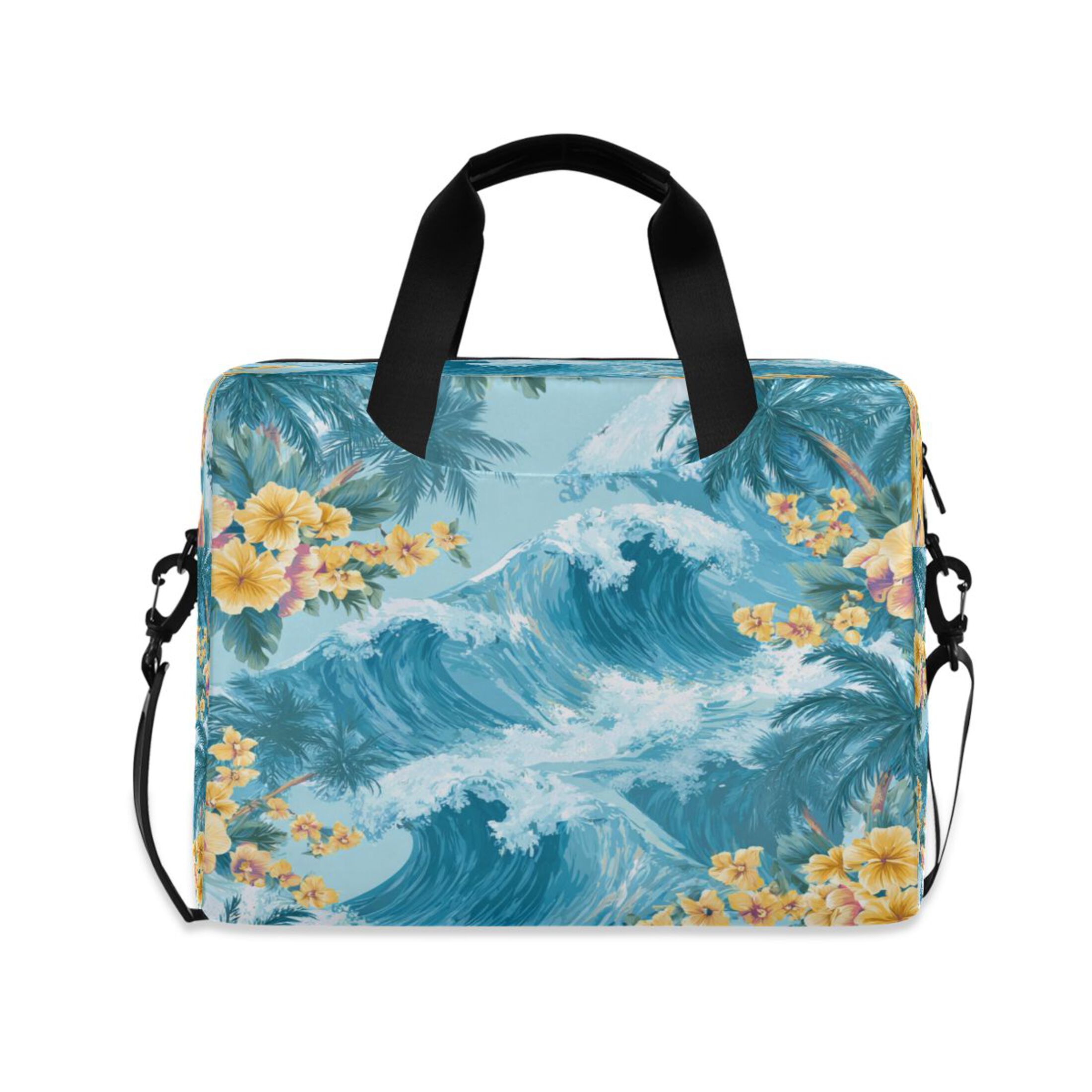 Laptop Bag Laptop Briefcase 15.7 x 3 x 11.8 Inches Laptop Bag Briefcases Laptop Storage Travel Laptop Bag Work Laptop Bag Artistic Waves