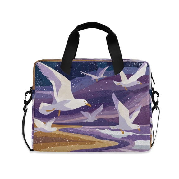 Laptop Bag Laptop Briefcase 15.7 x 3 x 11.8 Inches Laptop Bag Briefcases Laptop Storage Travel Laptop Bag Work Laptop Bag Beautiful Seagulls