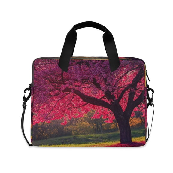 Laptop Bag Laptop Briefcase 15.7 x 3 x 11.8 Inches Laptop Bag Briefcases Laptop Storage Travel Laptop Bag Work Laptop Bag Big Tree in Spring