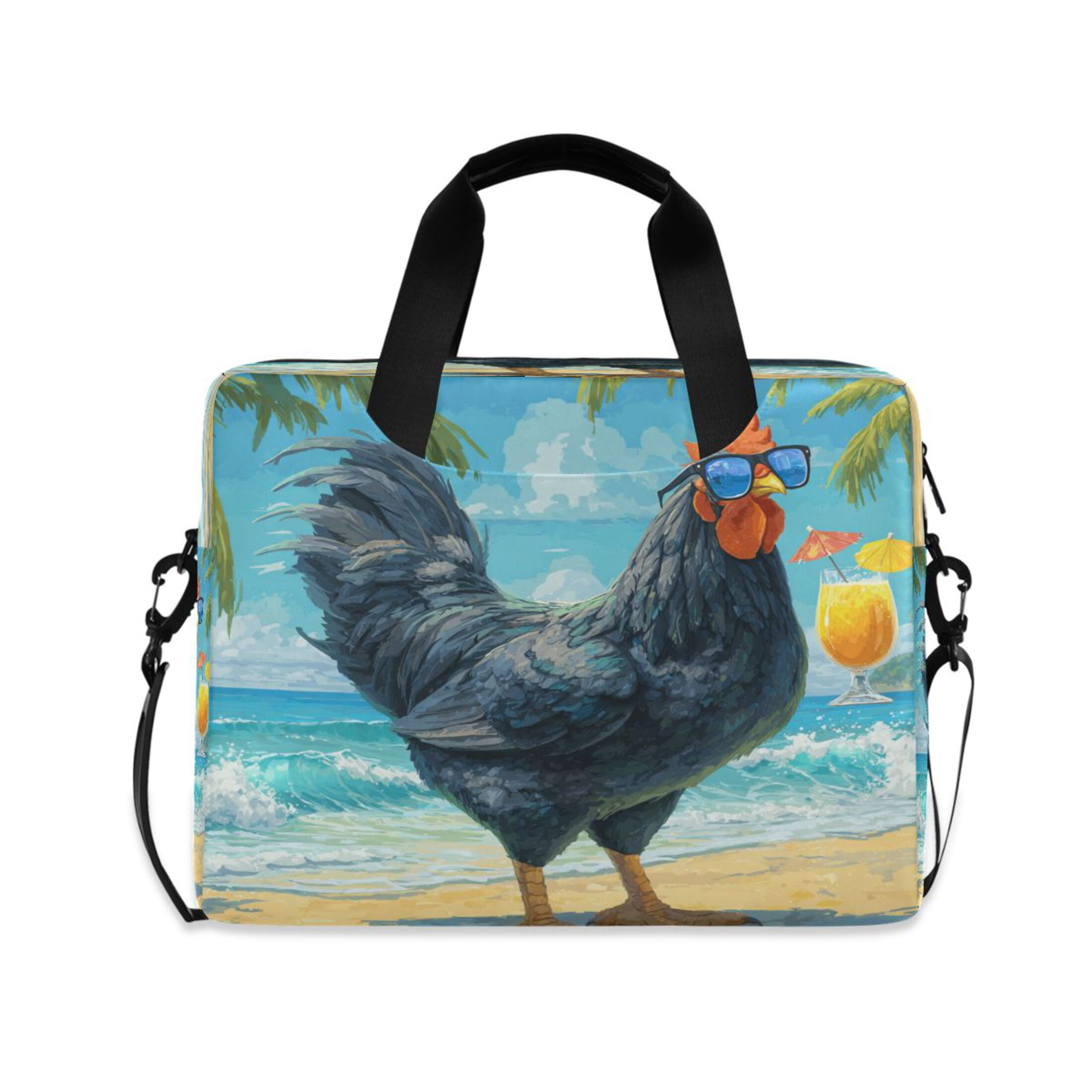Laptop Bag Laptop Briefcase 15.7 x 3 x 11.8 Inches Laptop Bag Briefcases Laptop Storage Travel Laptop Bag Work Laptop Bag Black Rooster