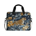 thumbnail image 1 of Laptop Bag Laptop Briefcase 15.7 x 3 x 11.8 Inches Laptop Bag Briefcases Laptop Storage Travel Laptop Bag Work Laptop Bag Blue Flowers and Leopards, 1 of 8