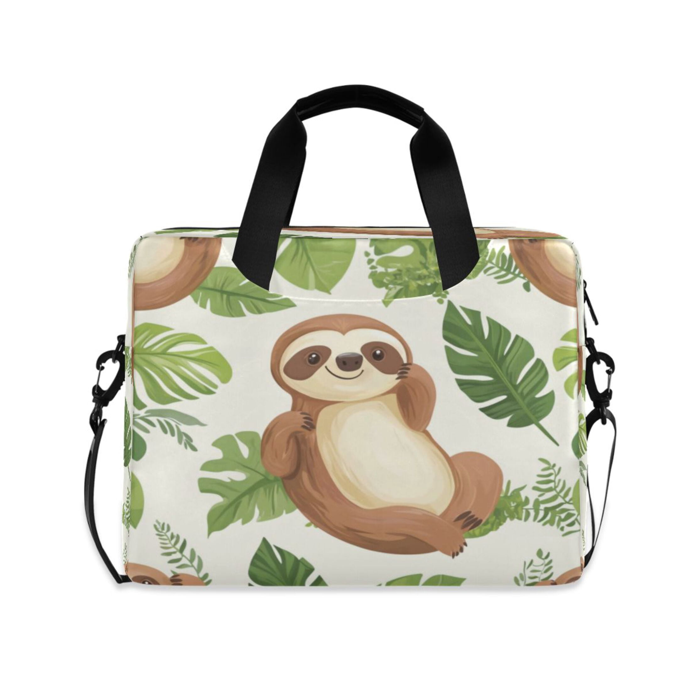Laptop Bag Laptop Briefcase 15.7 x 3 x 11.8 Inches Laptop Bag Briefcases Laptop Storage Travel Laptop Bag Work Laptop Bag Cartoon Sloth