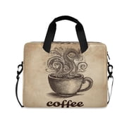 Laptop Bag Laptop Briefcase 15.7 x 3 x 11.8 Inches Laptop Bag Briefcases Laptop Storage Travel Laptop Bag Work Laptop Bag Coffee Cup Art