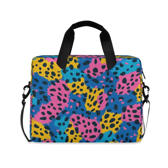 Laptop Bag Laptop Briefcase 15.7 x 3 x 11.8 Inches Laptop Bag Briefcases Laptop Storage Travel Laptop Bag Work Laptop Bag Colour Leopard Print