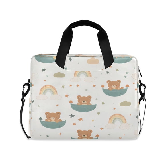 Laptop Bag Laptop Briefcase 15.7 x 3 x 11.8 Inches Laptop Bag Briefcases Laptop Storage Travel Laptop Bag Work Laptop Bag Cool Cartoon Bear