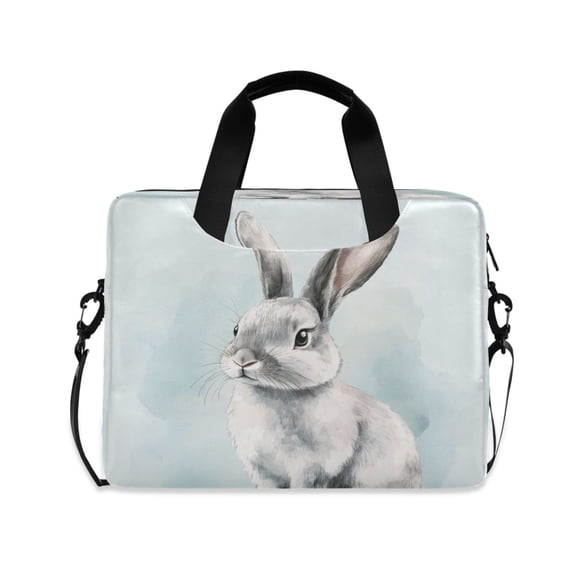 Laptop Bag Laptop Briefcase 15.7 x 3 x 11.8 Inches Laptop Bag Briefcases Laptop Storage Travel Laptop Bag Work Laptop Bag Cute Cartoon Rabbit Pattern