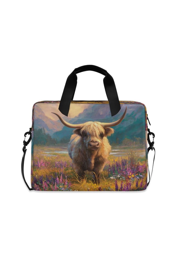 Laptop Bag Laptop Briefcase 15.7 x 3 x 11.8 Inches Laptop Bag Briefcases Laptop Storage Travel Laptop Bag Work Laptop Bag Cute Cow