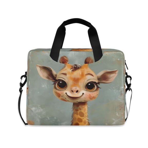 Laptop Bag Laptop Briefcase 15.7 x 3 x 11.8 Inches Laptop Bag Briefcases Laptop Storage Travel Laptop Bag Work Laptop Bag Cute Giraffe