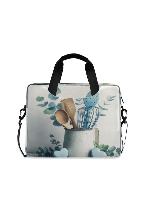 Laptop Bag Laptop Briefcase 15.7 x 3 x 11.8 Inches Laptop Bag Briefcases Laptop Storage Travel Laptop Bag Work Laptop Bag Cute Kitchenware Pattern