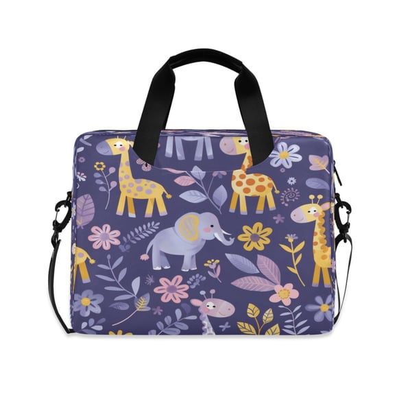 Laptop Bag Laptop Briefcase 15.7 x 3 x 11.8 Inches Laptop Bag Briefcases Laptop Storage Travel Laptop Bag Work Laptop Bag Elephant Giraffe