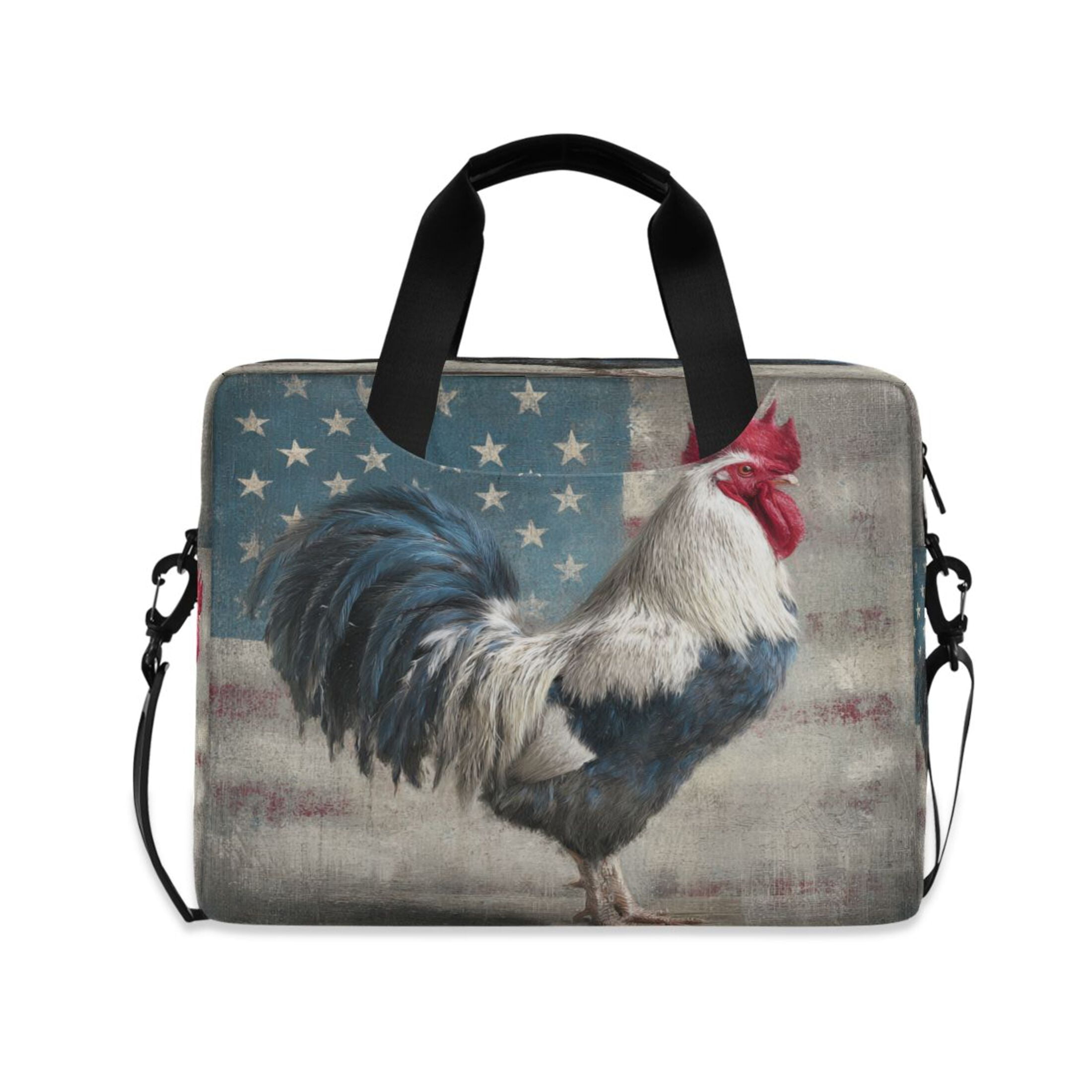 Laptop Bag Laptop Briefcase 15.7 x 3 x 11.8 Inches Laptop Bag Briefcases Laptop Storage Travel Laptop Bag Work Laptop Bag Fierce Rooster