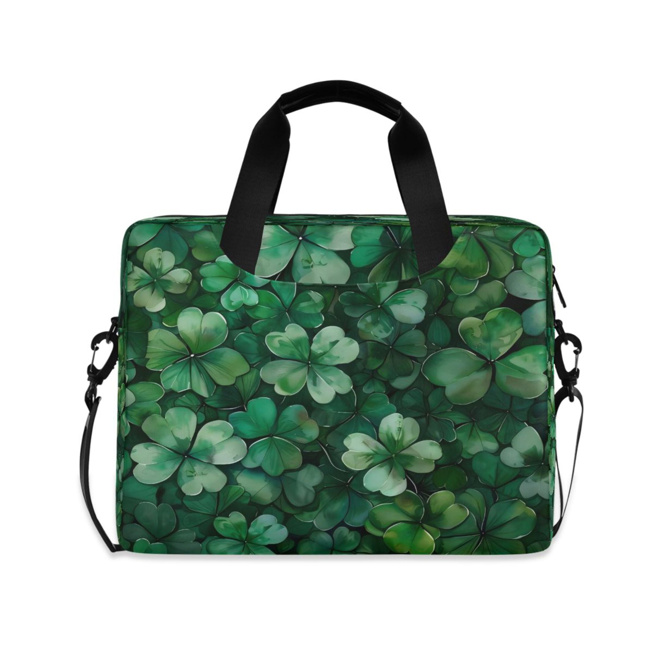 Laptop Bag Laptop Briefcase 15.7 x 3 x 11.8 Inches Laptop Bag Briefcases Laptop Storage Travel Laptop Bag Work Laptop Bag Four-leaf Clover