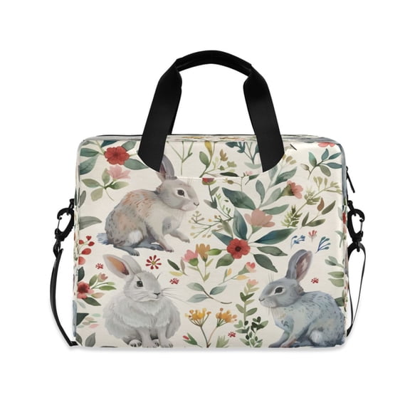 Laptop Bag Laptop Briefcase 15.7 x 3 x 11.8 Inches Laptop Bag Briefcases Laptop Storage Travel Laptop Bag Work Laptop Bag Gray Rabbit