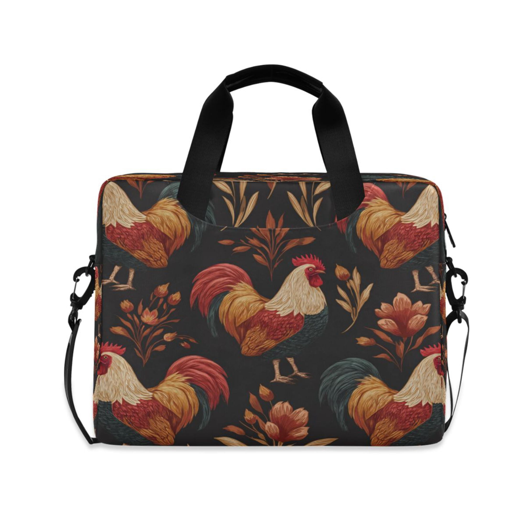 Laptop Bag Laptop Briefcase 15.7 x 3 x 11.8 Inches Laptop Bag Briefcases Laptop Storage Travel Laptop Bag Work Laptop Bag Pretty Roosters