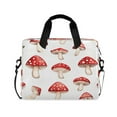 thumbnail image 1 of Laptop Bag Laptop Briefcase 15.7 x 3 x 11.8 Inches Laptop Bag Briefcases Laptop Storage Travel Laptop Bag Work Laptop Bag Red Mushroom Seamless, 1 of 8