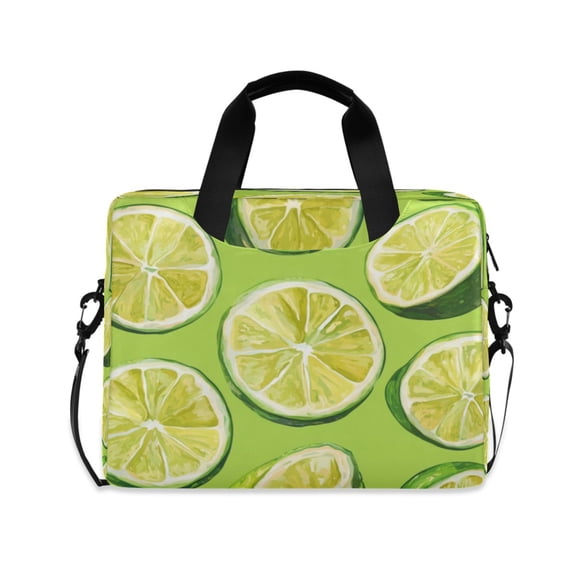 Laptop Bag Laptop Briefcase 15.7 x 3 x 11.8 Inches Laptop Bag Briefcases Laptop Storage Travel Laptop Bag Work Laptop Bag Slice Cyan Lemon