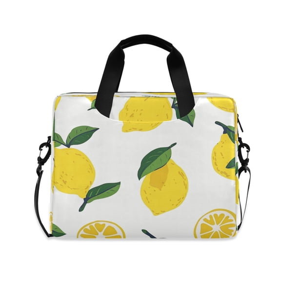 Laptop Bag Laptop Briefcase 15.7 x 3 x 11.8 Inches Laptop Bag Briefcases Laptop Storage Travel Laptop Bag Work Laptop Bag Sliced Lemon