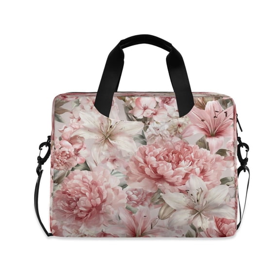 Laptop Bag Laptop Briefcase 15.7 x 3 x 11.8 Inches Laptop Bag Briefcases Laptop Storage Travel Laptop Bag Work Laptop Bag Soft Elegant Flower Art