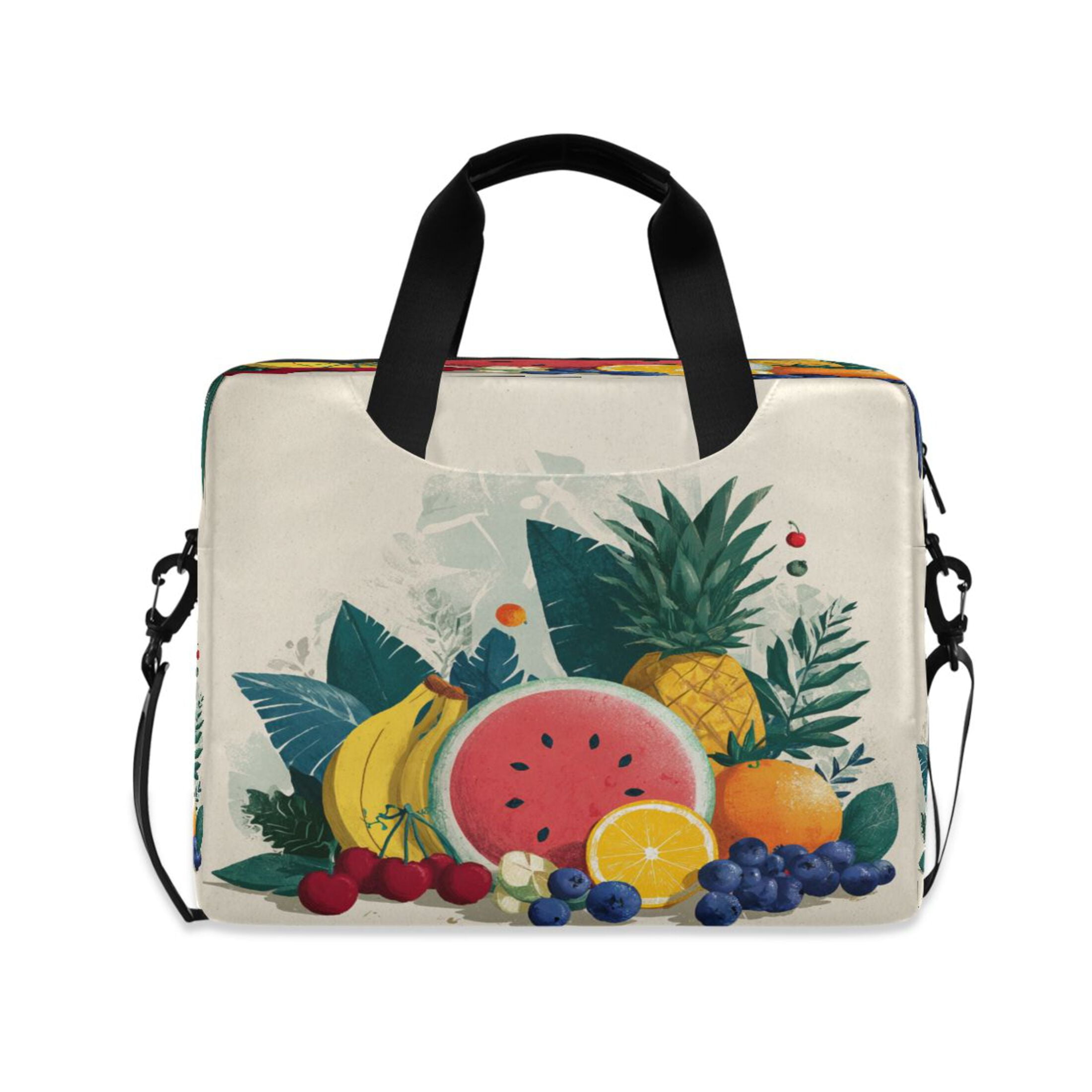 Laptop Bag Laptop Briefcase 15.7 x 3 x 11.8 Inches Laptop Bag Briefcases Laptop Storage Travel Laptop Bag Work Laptop Bag Vibrant Fruit